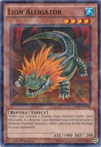 Lion Alligator (Shatterfoil) [Battle Pack 3: Monster League] [BP03-EN089] | Enigma On Main