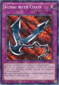 Kunai with Chain (Shatterfoil) [Battle Pack 3: Monster League] [BP03-EN210] | Enigma On Main