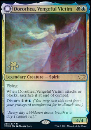 Dorothea, Vengeful Victim // Dorothea's Retribution [Innistrad: Crimson Vow Prerelease Promos] | Enigma On Main