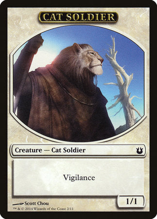 Cat Soldier Token [Born of the Gods Tokens] | Enigma On Main