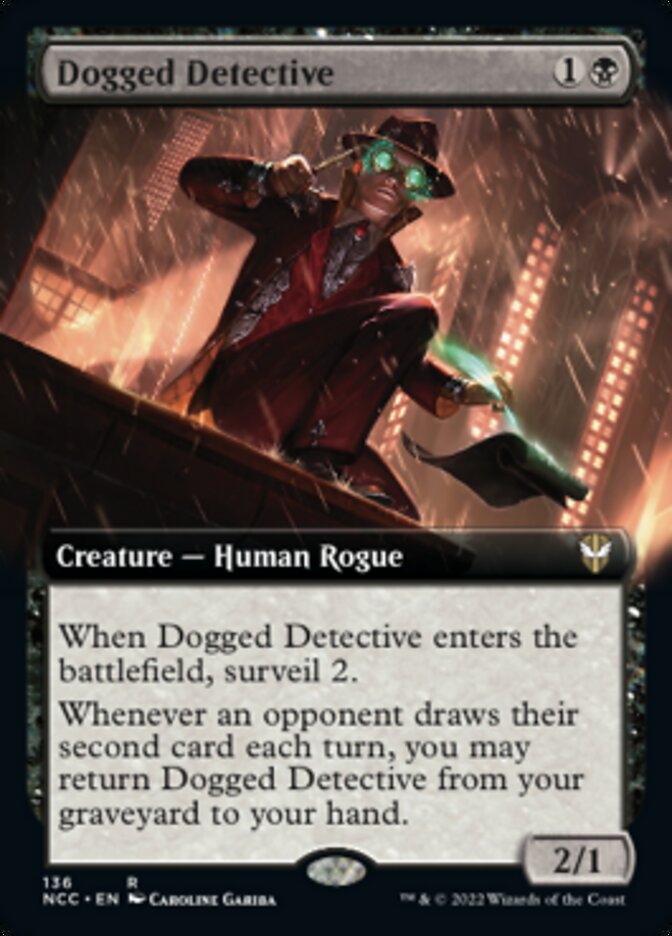 Dogged Detective (Extended Art) [Streets of New Capenna Commander] | Enigma On Main