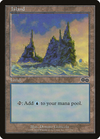 Island (337) [Urza's Saga] | Enigma On Main