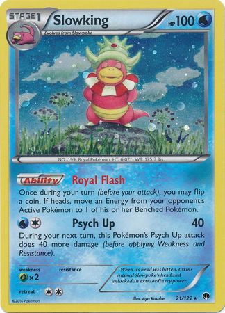 Slowking (21/122) (Cosmos Holo) [XY: BREAKpoint] | Enigma On Main