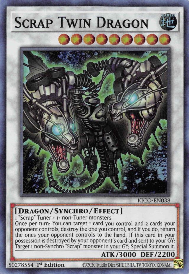 Scrap Twin Dragon [KICO-EN038] Super Rare | Enigma On Main