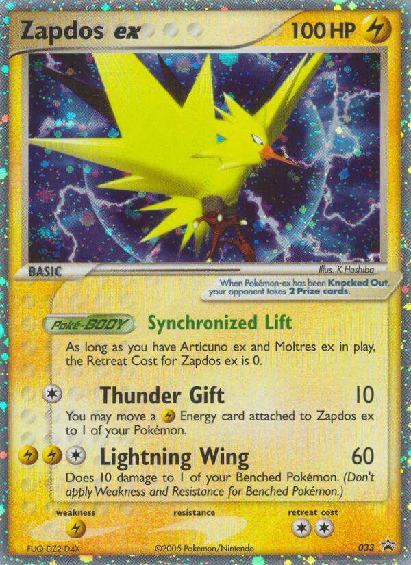 Zapdos ex (033) [Nintendo: Black Star Promos] | Enigma On Main