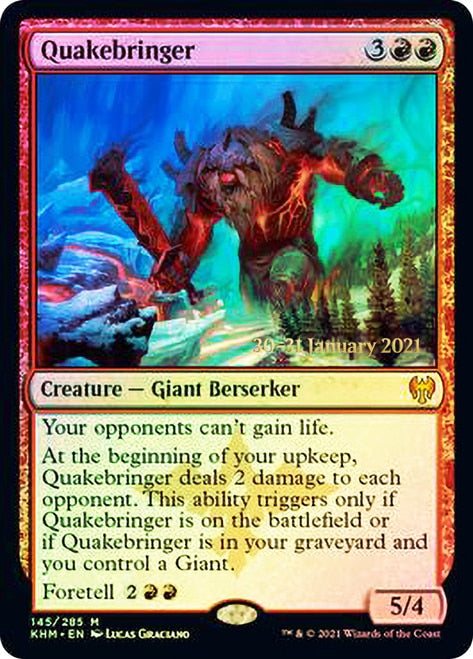 Quakebringer  [Kaldheim Prerelease Promos] | Enigma On Main