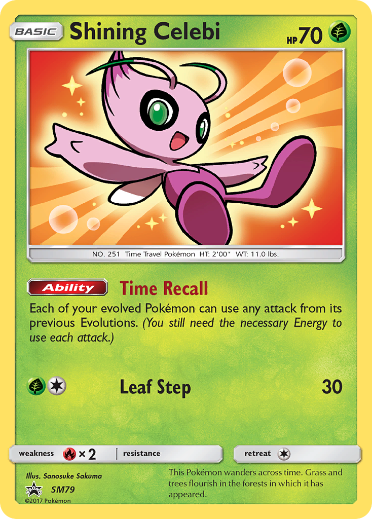 Shining Celebi (SM79) [Sun & Moon: Black Star Promos] | Enigma On Main