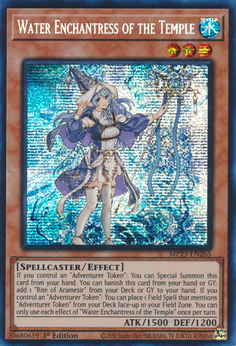 Water Enchantress of the Temple [MP23-EN265] Prismatic Secret Rare | Enigma On Main