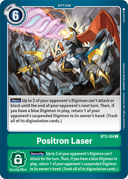 Positron Laser [BT3-104] [Release Special Booster Ver.1.5] | Enigma On Main