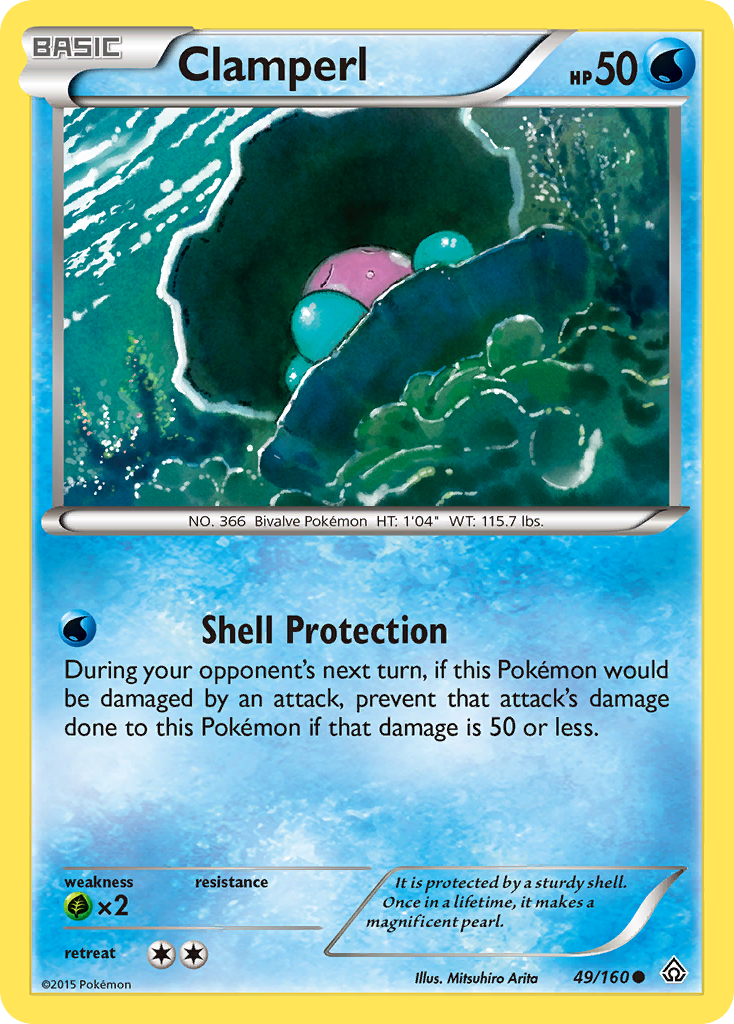 Clamperl (49/160) [XY: Primal Clash] | Enigma On Main