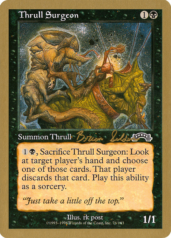 Thrull Surgeon (Brian Selden) [World Championship Decks 1998] | Enigma On Main