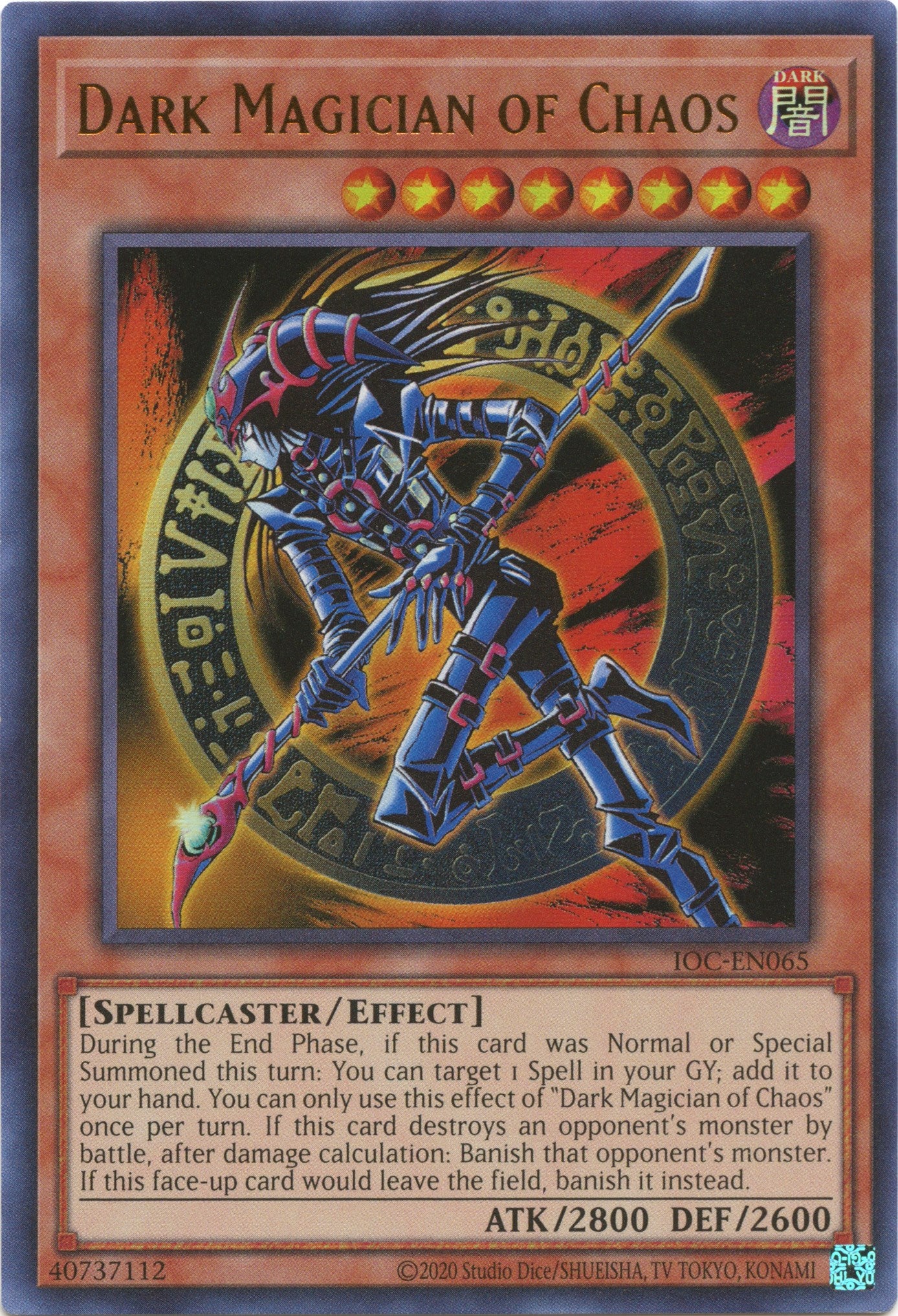 Dark Magician of Chaos (25th Anniversary) [IOC-EN065] Ultra Rare | Enigma On Main