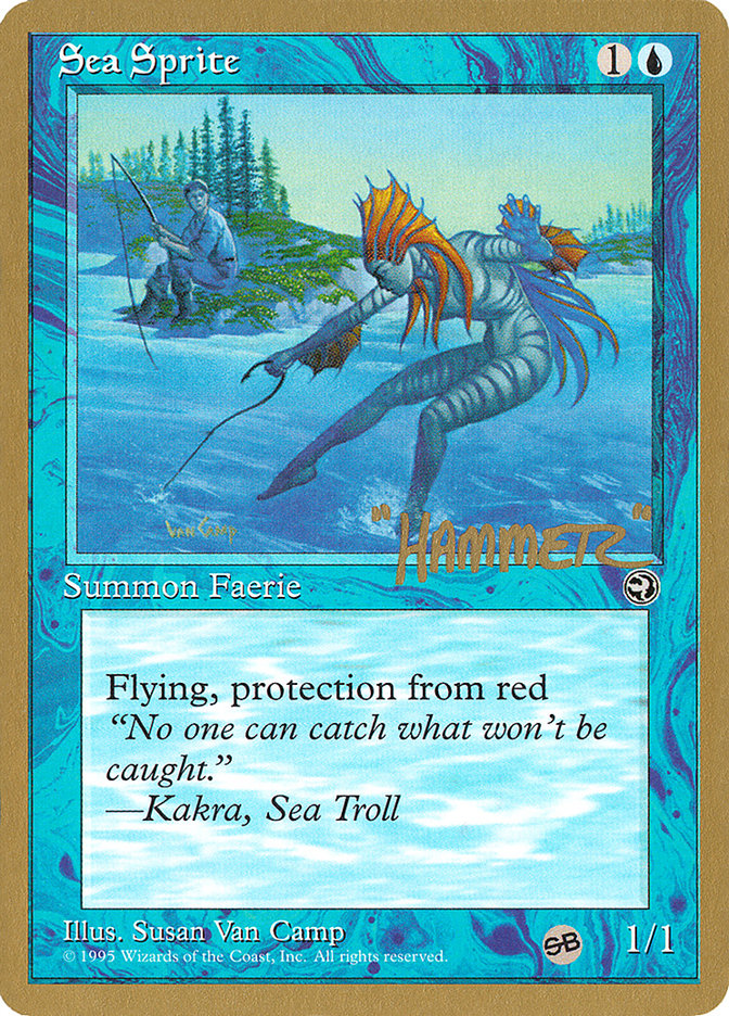 Sea Sprite (Shawn "Hammer" Regnier) (SB) [Pro Tour Collector Set] | Enigma On Main