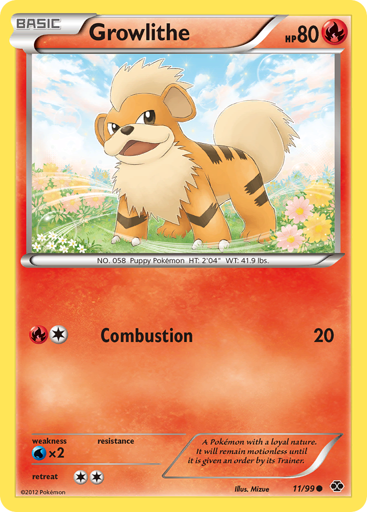 Growlithe (11/99) [Black & White: Next Destinies] | Enigma On Main