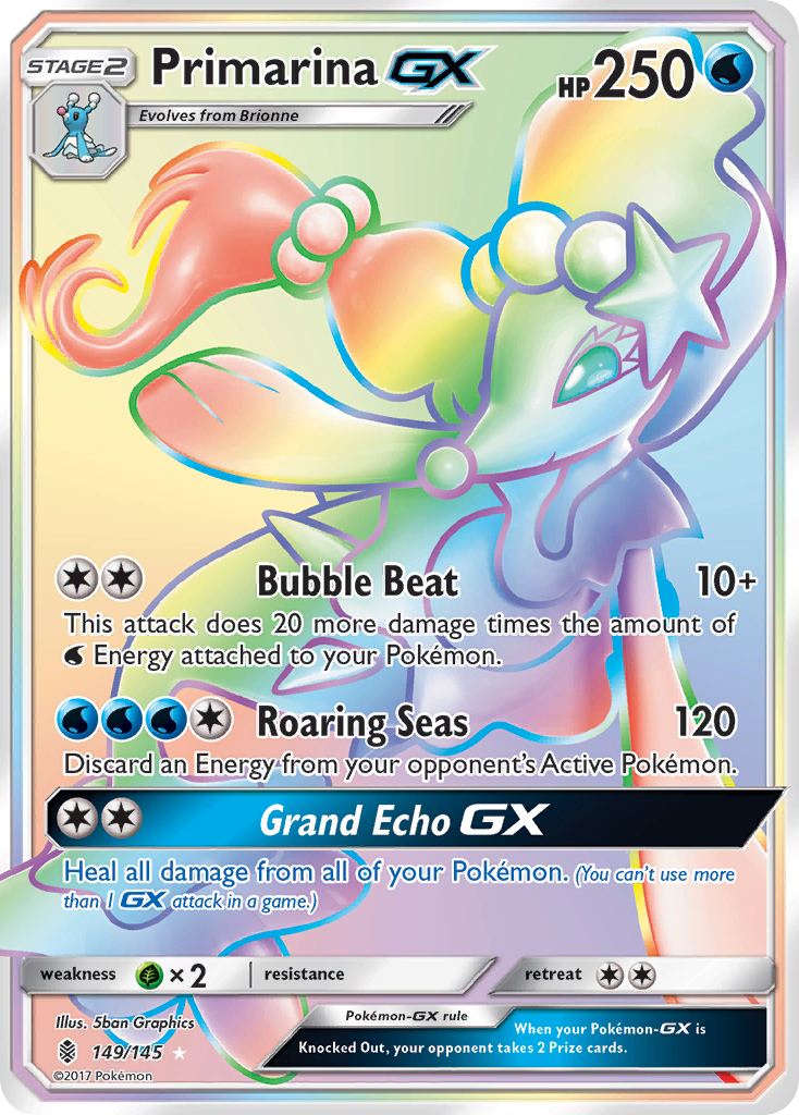 Primarina GX (149/145) [Sun & Moon: Guardians Rising] | Enigma On Main