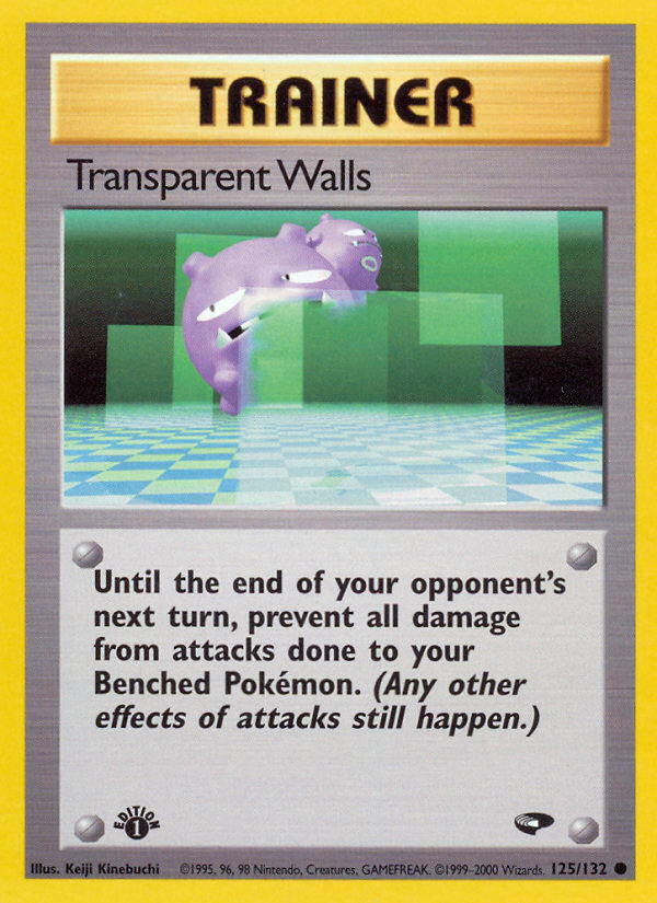 Transparent Walls (125/132) [Gym Challenge 1st Edition] | Enigma On Main