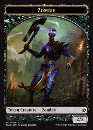 Zombie Token [War of the Spark Tokens] | Enigma On Main