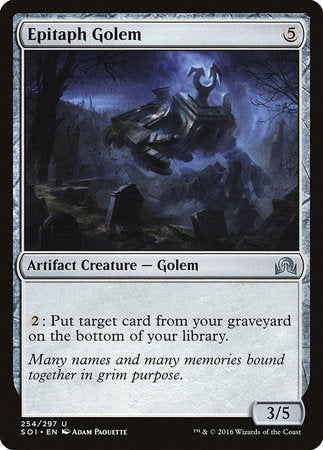 Epitaph Golem [Shadows over Innistrad] | Enigma On Main