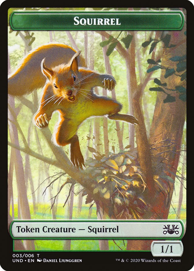 Beeble // Squirrel Double-sided Token [Unsanctioned Tokens] | Enigma On Main