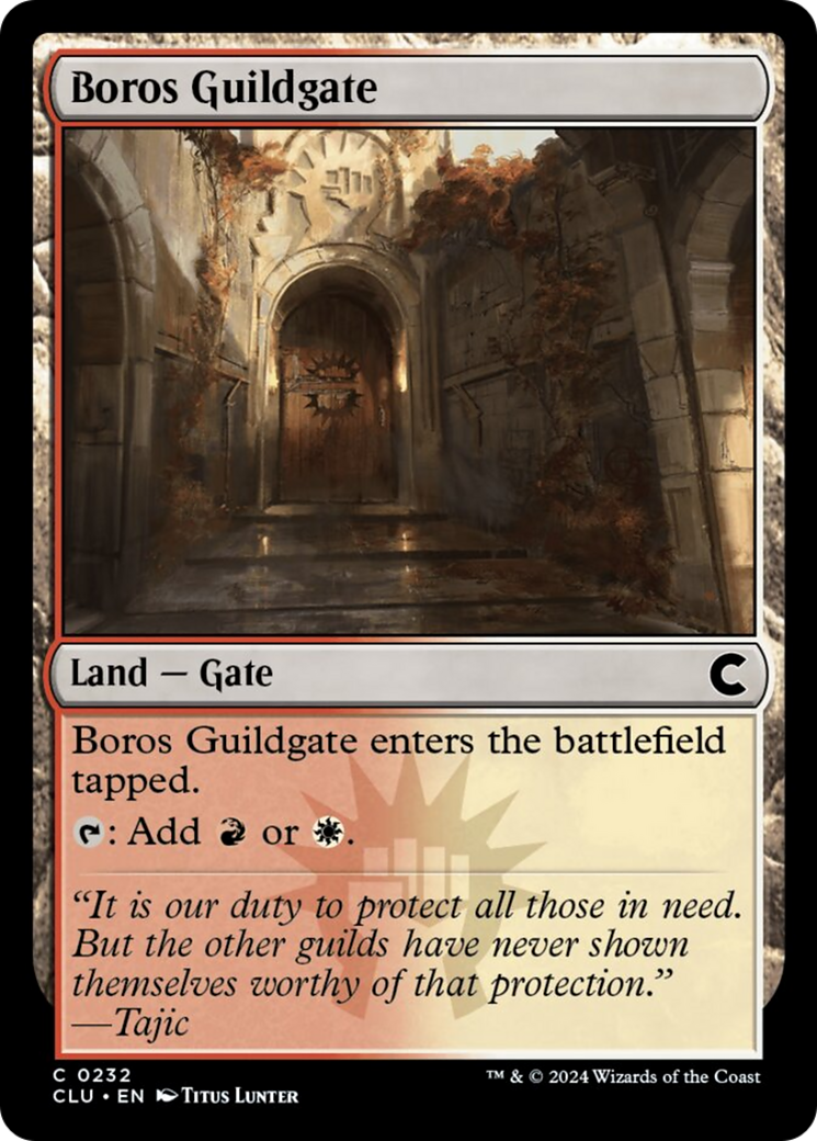 Boros Guildgate [Ravnica: Clue Edition] | Enigma On Main