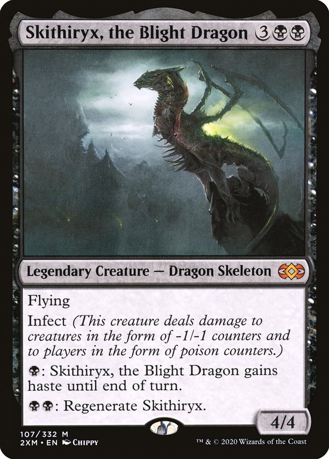 Skithiryx, the Blight Dragon [Double Masters] | Enigma On Main