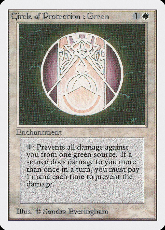 Circle of Protection: Green [Unlimited Edition] | Enigma On Main