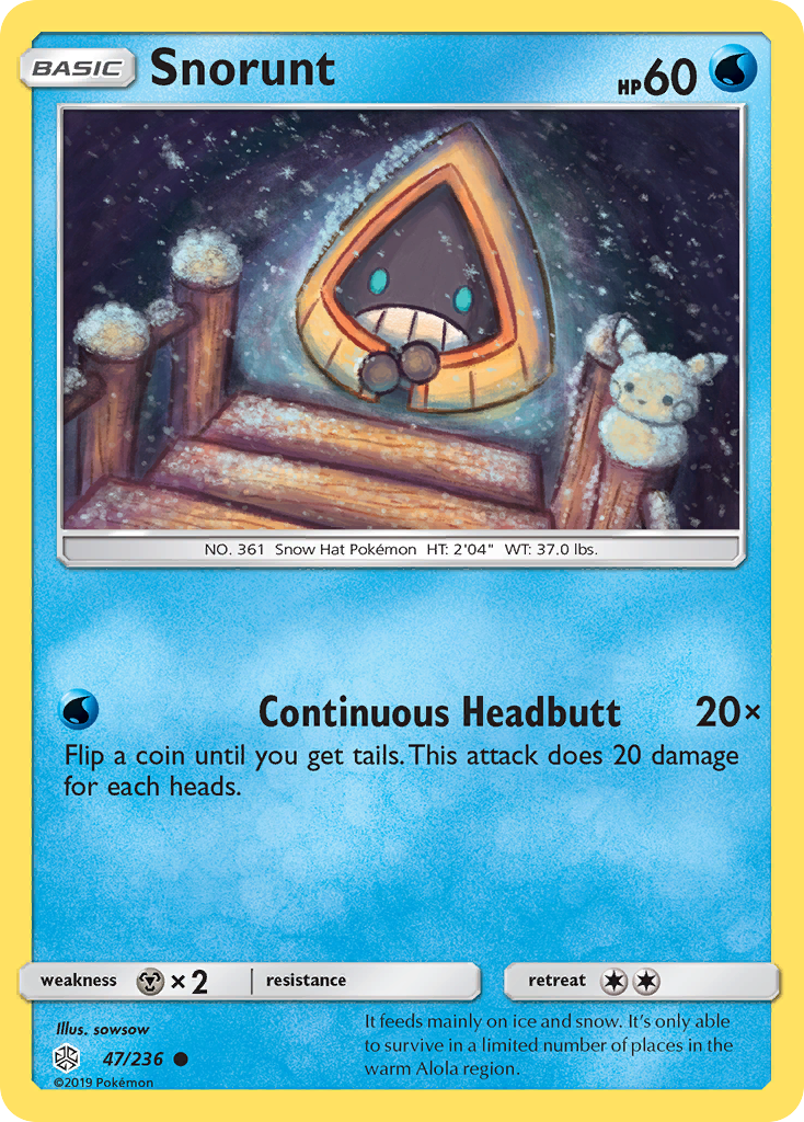 Snorunt (47/236) [Sun & Moon: Cosmic Eclipse] | Enigma On Main