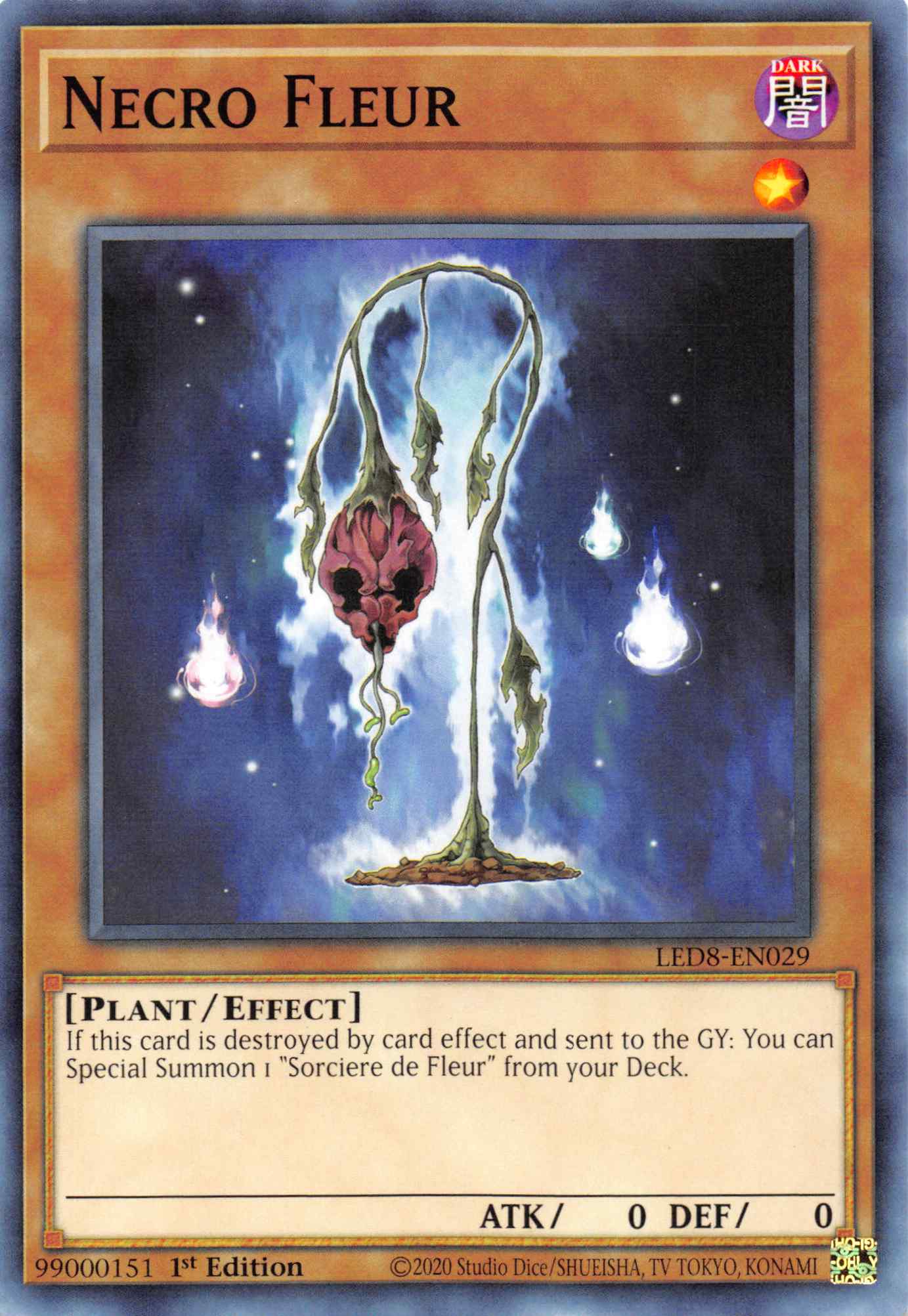 Necro Fleur [LED8-EN029] Common | Enigma On Main