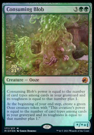 Consuming Blob [Innistrad: Midnight Hunt Prerelease Promos] | Enigma On Main