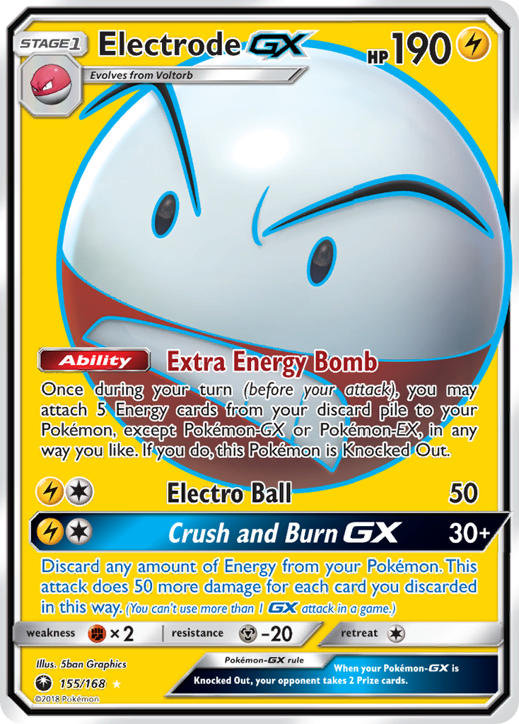 Electrode GX (155/168) [Sun & Moon: Celestial Storm] | Enigma On Main