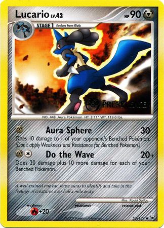 Lucario (53/127) (Prerelease Promo) [Diamond & Pearl: Black Star Promos] | Enigma On Main