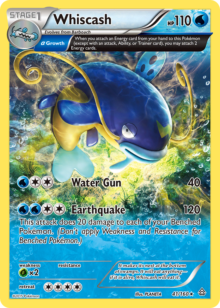 Whiscash (41/160) [XY: Primal Clash] | Enigma On Main