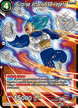 Surprise Attack SSB Vegeta (Starter Deck - Pride of the Saiyans) (SD15-05) [Cross Spirits] | Enigma On Main