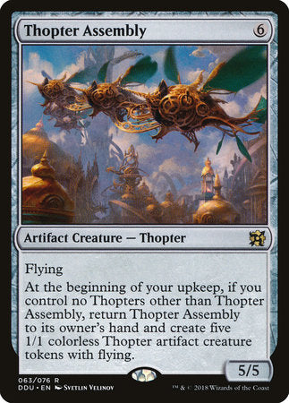 Thopter Assembly [Duel Decks: Elves vs. Inventors] | Enigma On Main