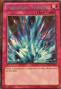 Torrential Tribute (Blue) [Duelist League Promo] [DL18-EN016] | Enigma On Main