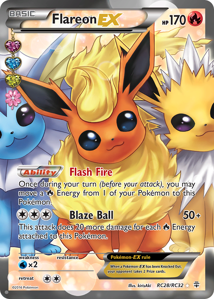 Flareon EX (RC28/RC32) [XY: Generations] | Enigma On Main