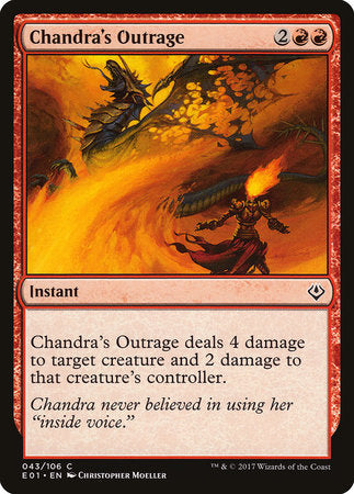 Chandra's Outrage [Archenemy: Nicol Bolas] | Enigma On Main