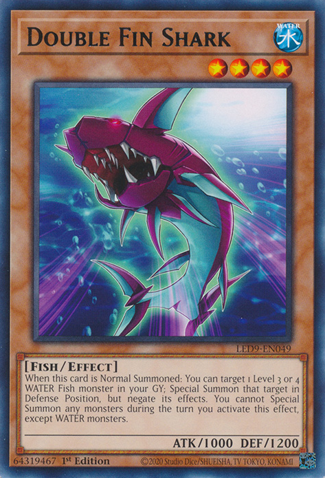 Double Fin Shark [LED9-EN049] Rare | Enigma On Main