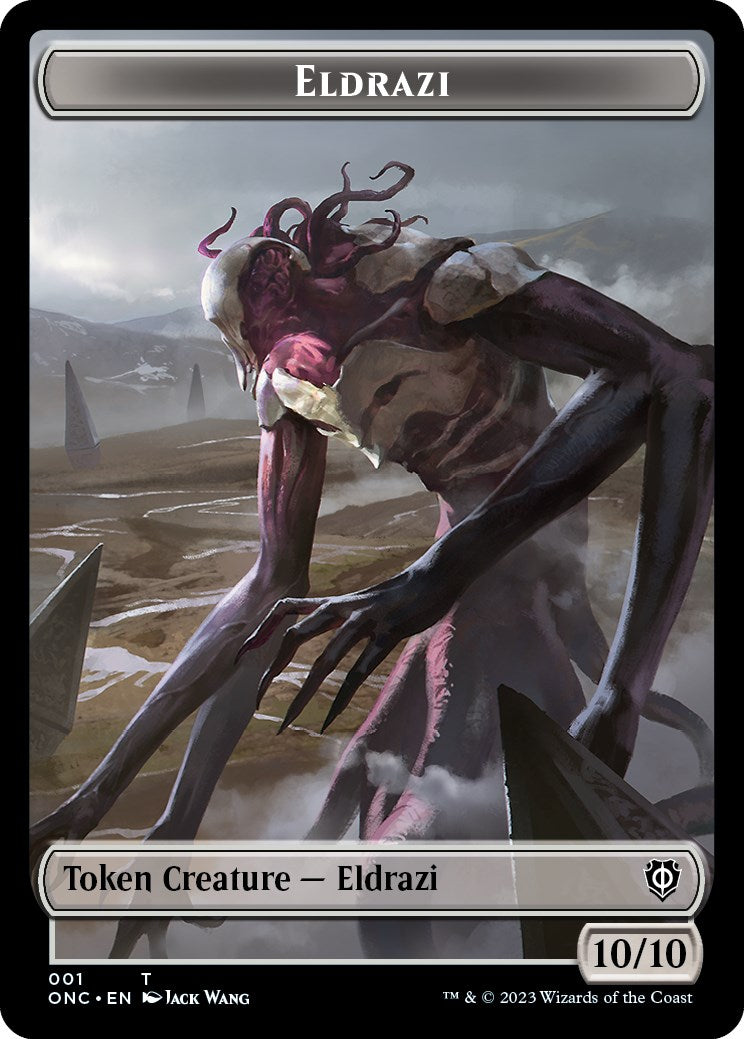 Soldier (017) // Eldrazi Double-Sided Token [Phyrexia: All Will Be One Commander Tokens] | Enigma On Main