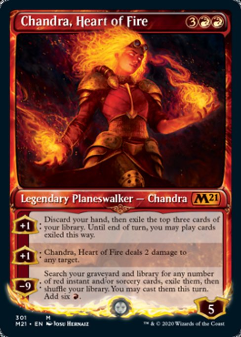 Chandra, Heart of Fire (Showcase) [Core Set 2021] | Enigma On Main