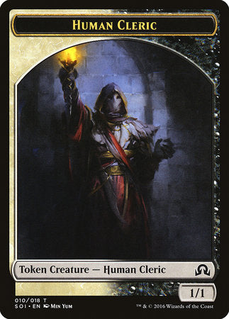 Human Cleric Token [Shadows over Innistrad Tokens] | Enigma On Main