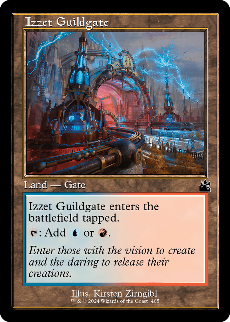 Izzet Guildgate (Retro Frame) [Ravnica Remastered] | Enigma On Main