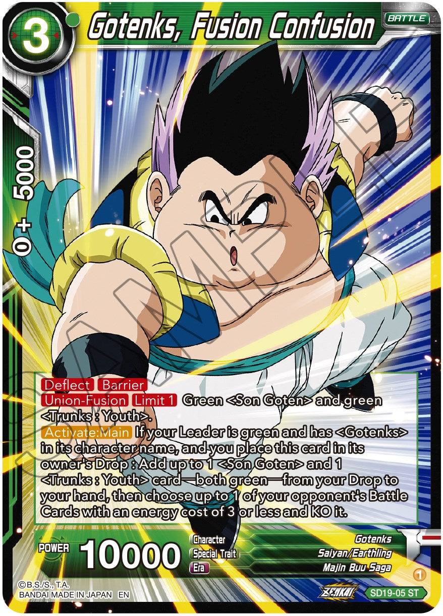 Gotenks, Fusion Confusion (SD19-05) [Dawn of the Z-Legends] | Enigma On Main