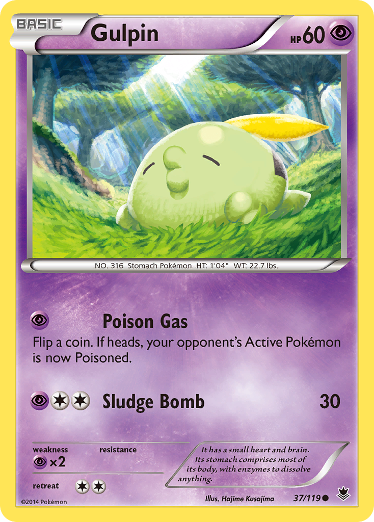 Gulpin (37/119) [XY: Phantom Forces] | Enigma On Main