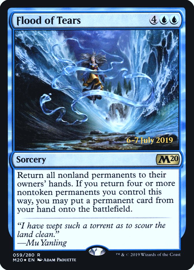 Flood of Tears  [Core Set 2020 Prerelease Promos] | Enigma On Main