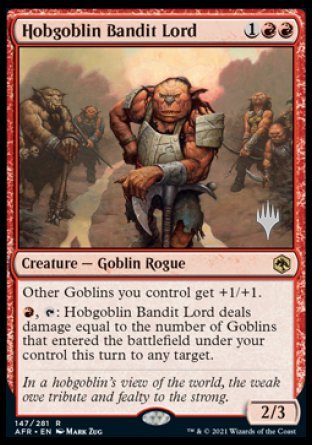 Hobgoblin Bandit Lord (Promo Pack) [Dungeons & Dragons: Adventures in the Forgotten Realms Promos] | Enigma On Main