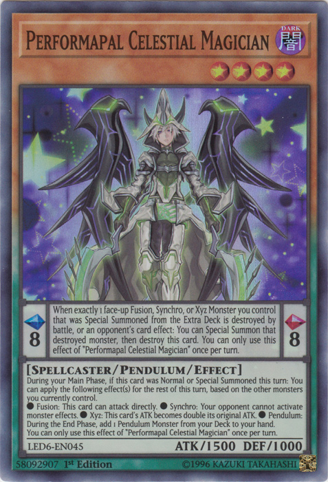 Performapal Celestial Magician [LED6-EN045] Super Rare | Enigma On Main