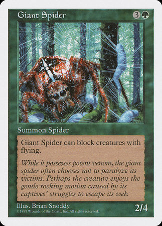 Giant Spider [Fifth Edition] | Enigma On Main