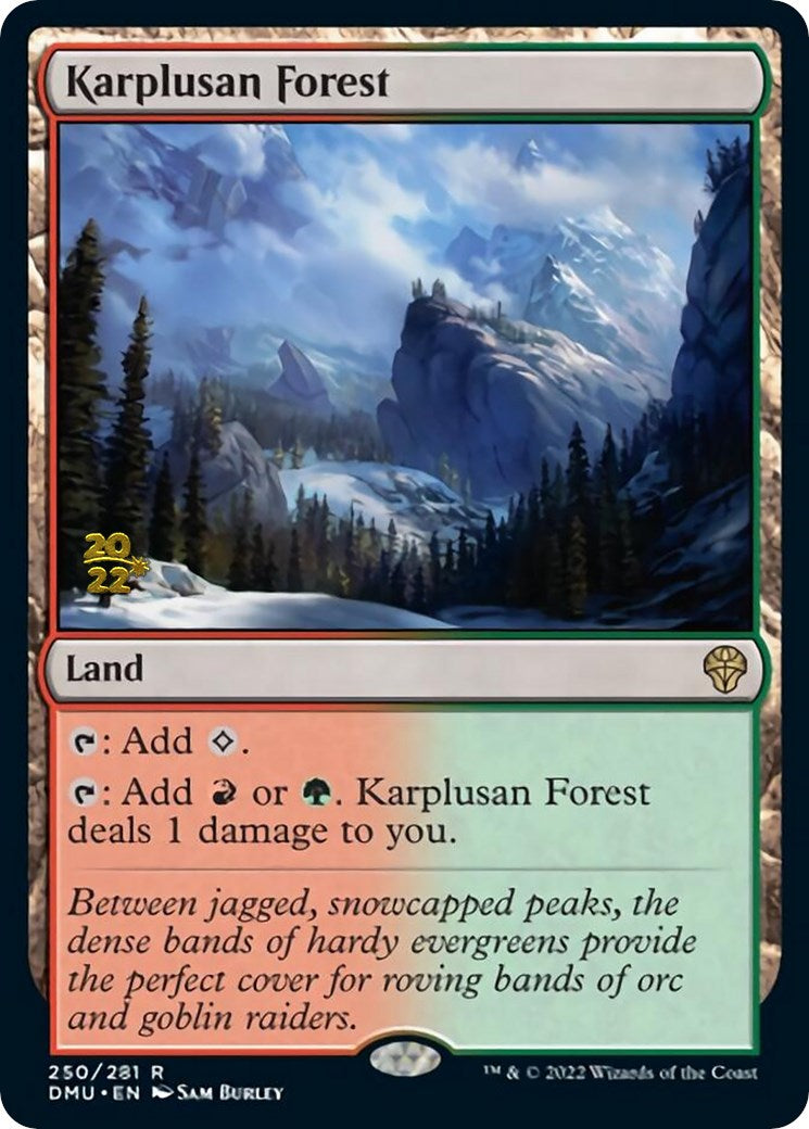 Karplusan Forest [Dominaria United Prerelease Promos] | Enigma On Main