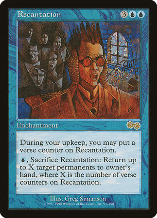 Recantation [Urza's Saga] | Enigma On Main